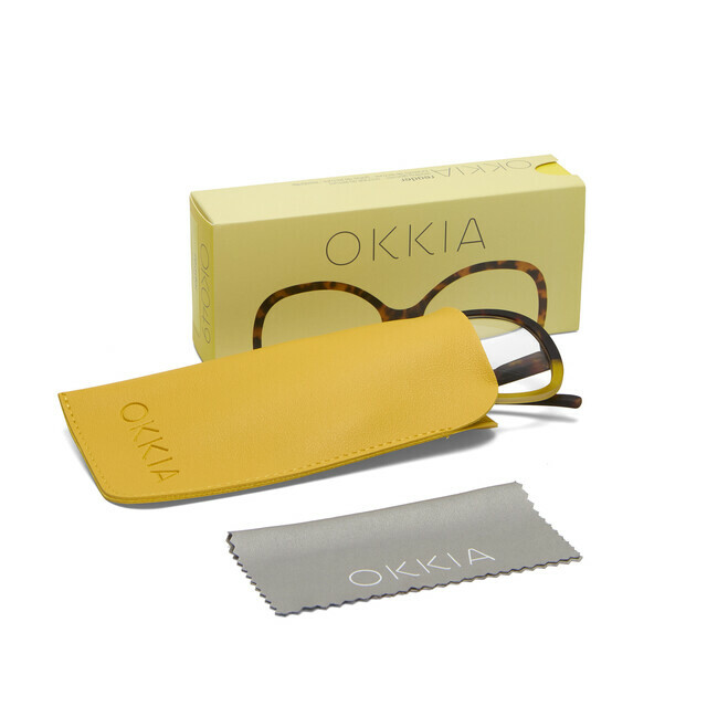 OKKIA Lesebrille Verona Lesebrille   havanna gelb