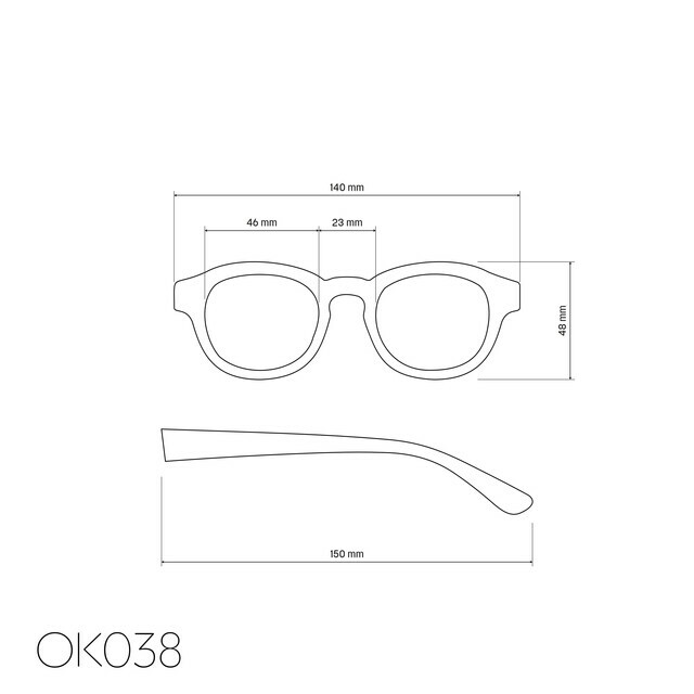 OKKIA Lesebrille Milano Lesebrille   black