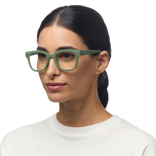 OKKIA Lesebrille Giovanni   grün
