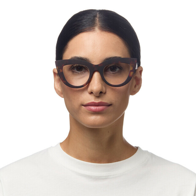 OKKIA Reading Claudia Big Cat Eye classic havana