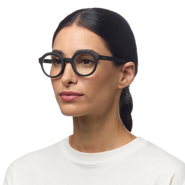 OKKIA Lesebrille Lauro Lesebrille Round black
