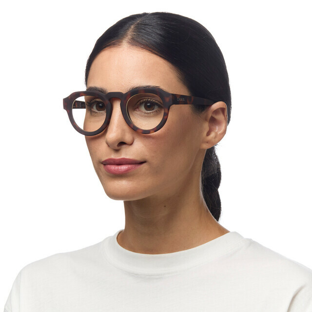 OKKIA Lesebrille Zeno Lesebrille Round klassisches havanna