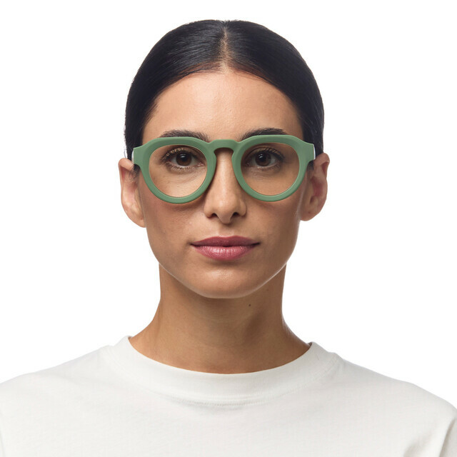 OKKIA Lesebrille Zeno Lesebrille Round grün