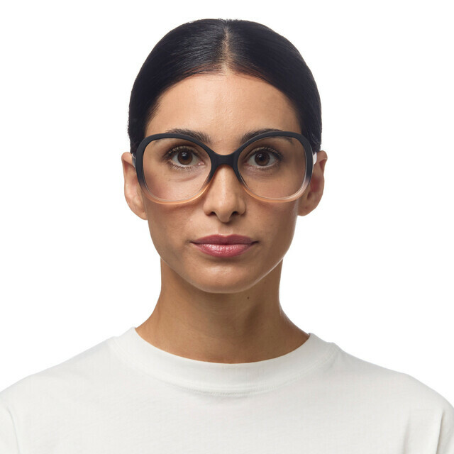 OKKIA Lesebrille Verona Lesebrille   schwarz schattierte rose