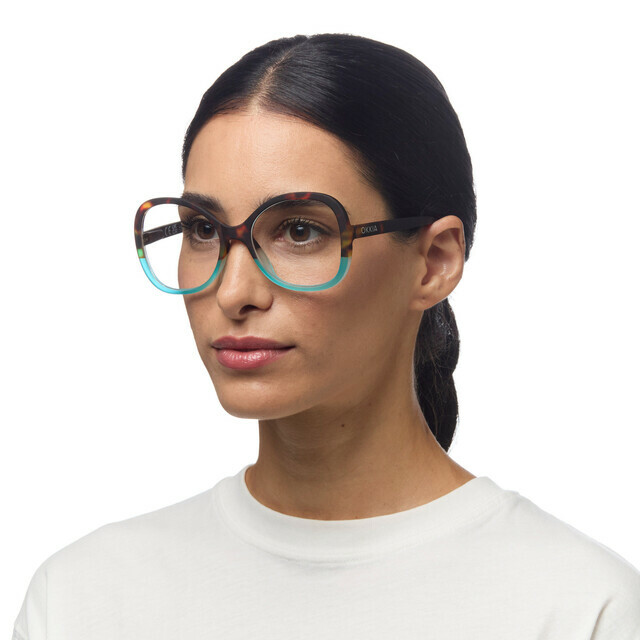 OKKIA Lesebrille Verona Lesebrille   havanna und blau