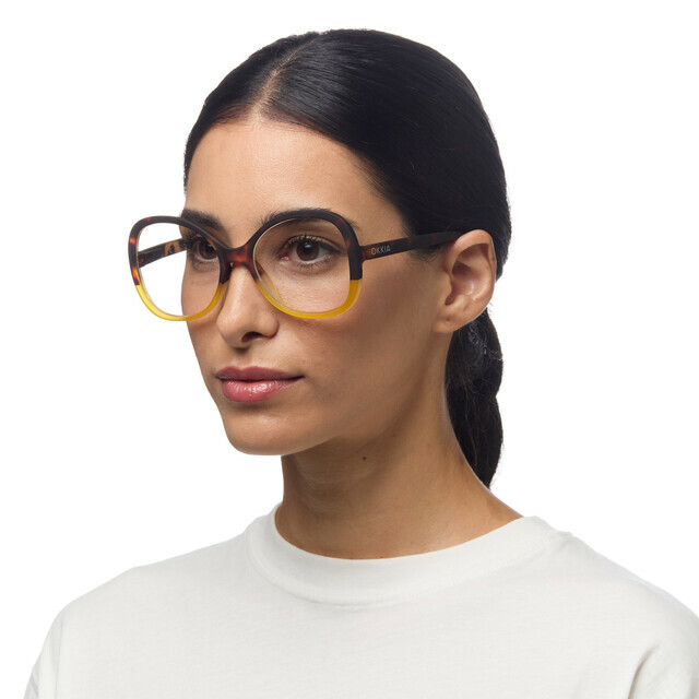 OKKIA Lesebrille Verona Lesebrille   havanna gelb