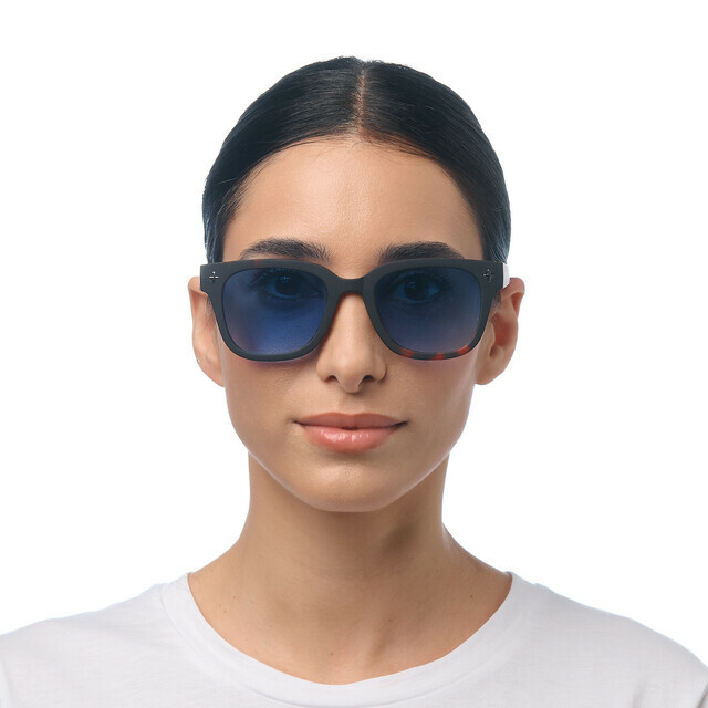 OKKIA Sol Giovanni   havana black (lentes azules)