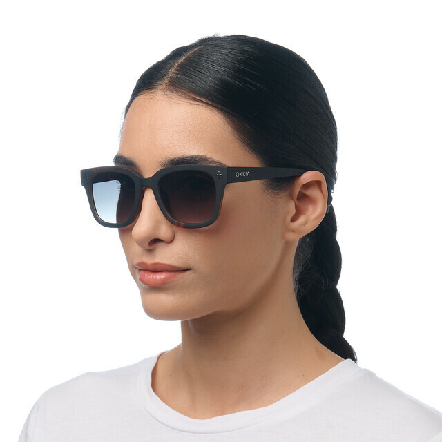 OKKIA Sol Giovanni   havana black (lentes verdes)