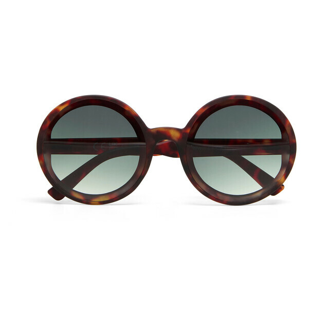 OKKIA Sole Monica Round classic havana (lenti verdi)