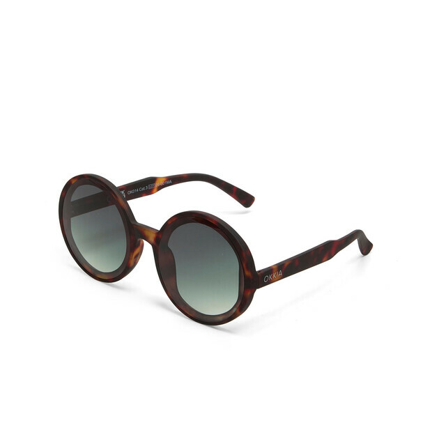 OKKIA Sole Monica Round classic havana (lenti verdi)