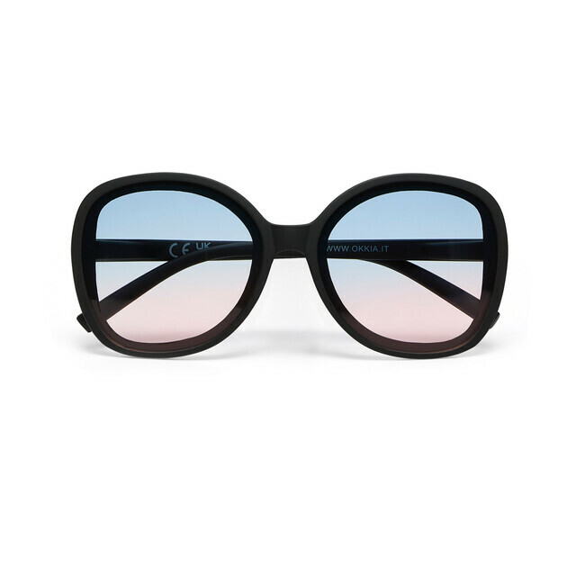 OKKIA Sol Anna  negro (lentes azules/rosas)