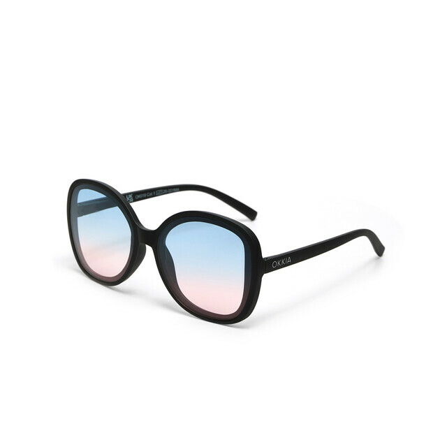OKKIA Sol Anna  negro (lentes azules/rosas)