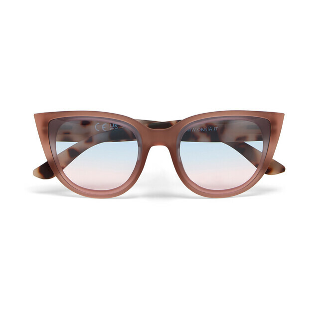 OKKIA Sun Silvia   pink havana (blue/pink lenses)