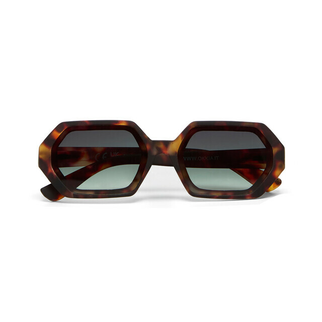 OKKIA Sun Andrea   classic havana (green lenses)