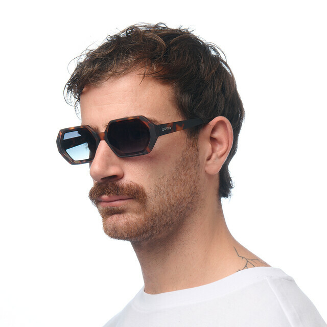 OKKIA Sun Andrea   classic havana (green lenses)