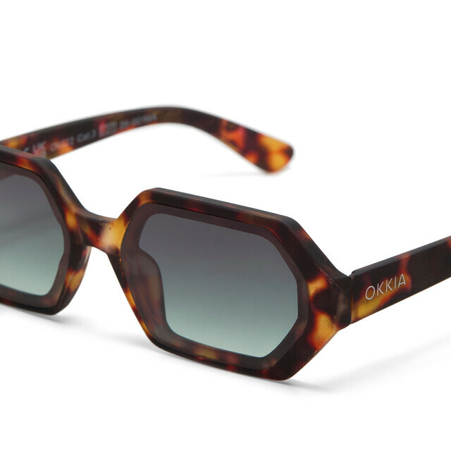 OKKIA Sun Andrea   classic havana (green lenses)