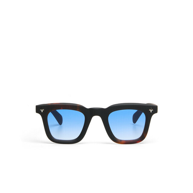 OKKIA Słoneczne Firenze   havana black (niebieskie soczewki)