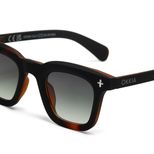 OKKIA Słoneczne Firenze   havana black (zielone soczewki)
