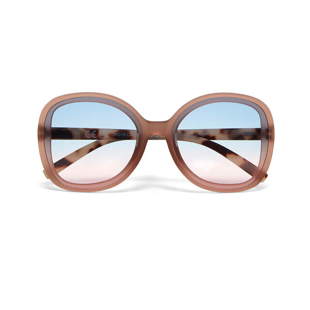 OKKIA Sol Anna  pink havana (lentes azules/rosas)