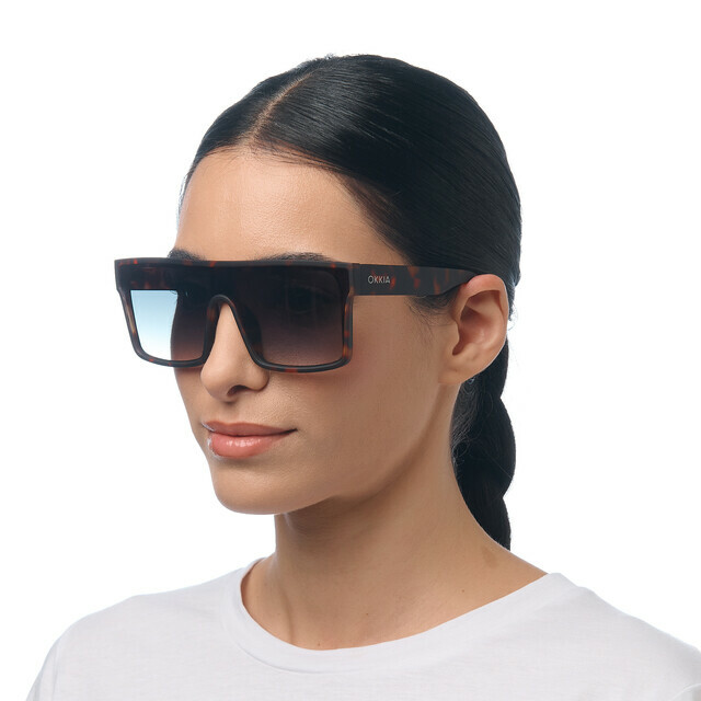 OKKIA Sun Tokyo   classic havana (green lenses)