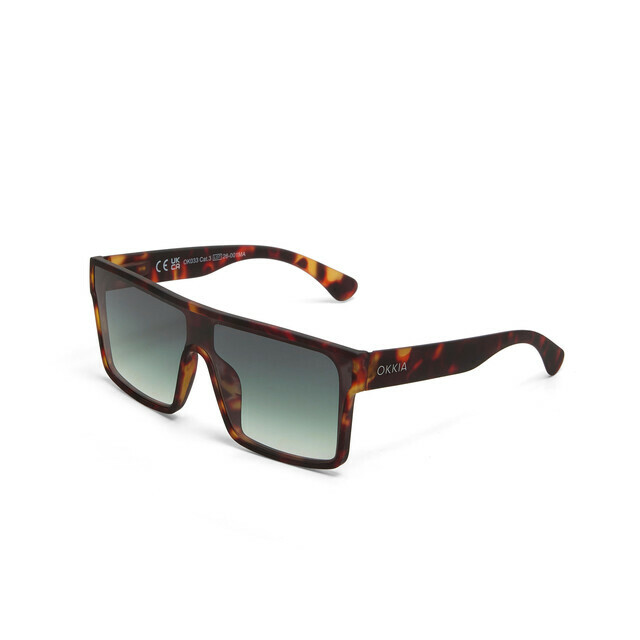 OKKIA Sun Tokyo   classic havana (green lenses)