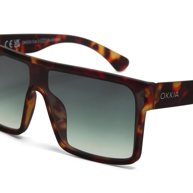 OKKIA Sun Tokyo   classic havana (green lenses)