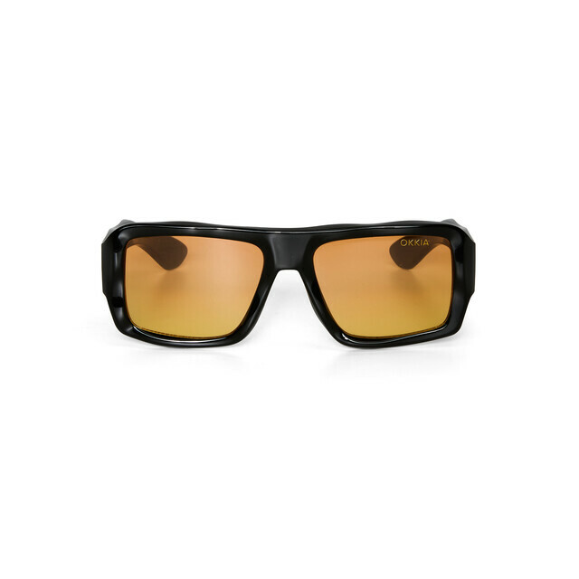 OKKIA Sol KANSAS SELETTI X OKKIA negro (lentes amarillas)