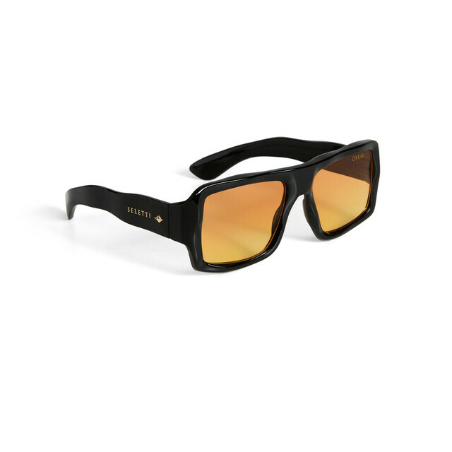 OKKIA Sol KANSAS SELETTI X OKKIA negro (lentes amarillas)