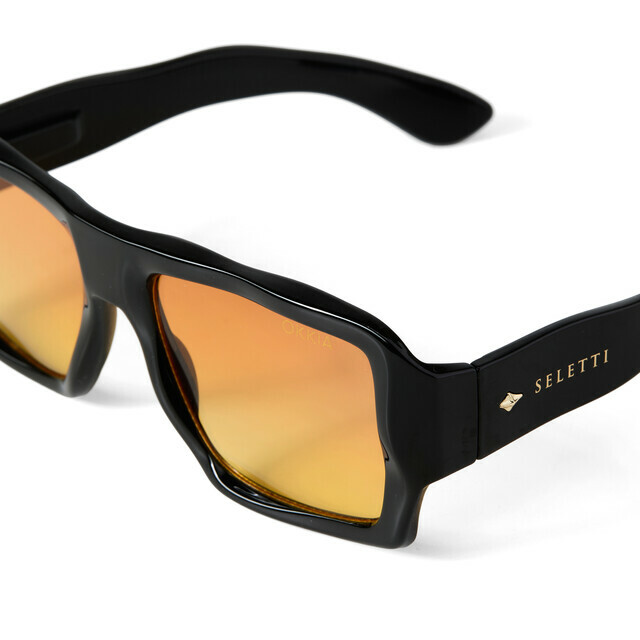 OKKIA Sol KANSAS SELETTI X OKKIA negro (lentes amarillas)