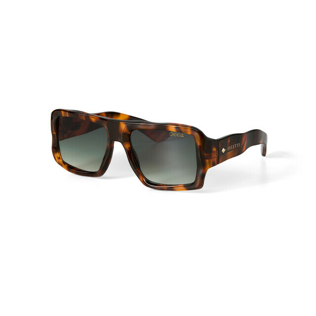 OKKIA Sol KANSAS SELETTI X OKKIA classic havana (lentes verdes)