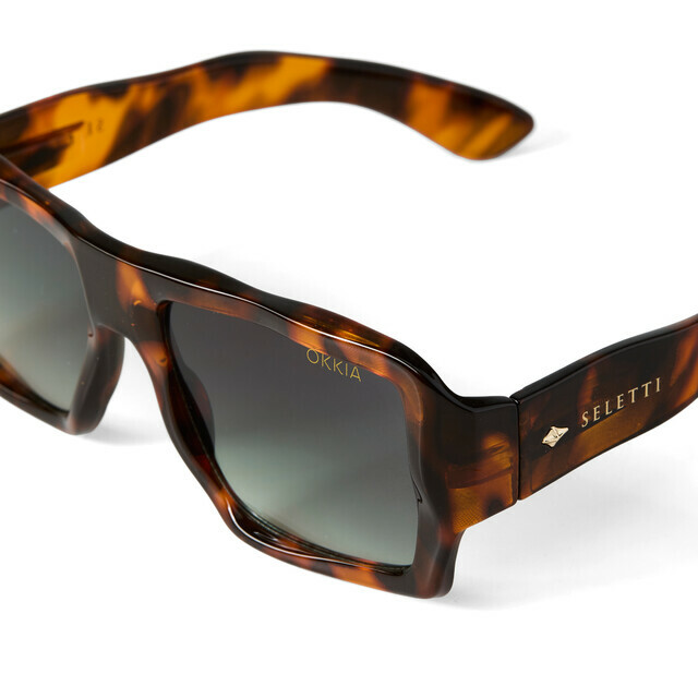 OKKIA Sol KANSAS SELETTI X OKKIA classic havana (lentes verdes)