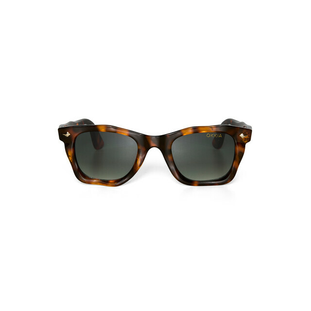 OKKIA Sol DAKOTA SELETTI X OKKIA classic havana (lentes verdes)