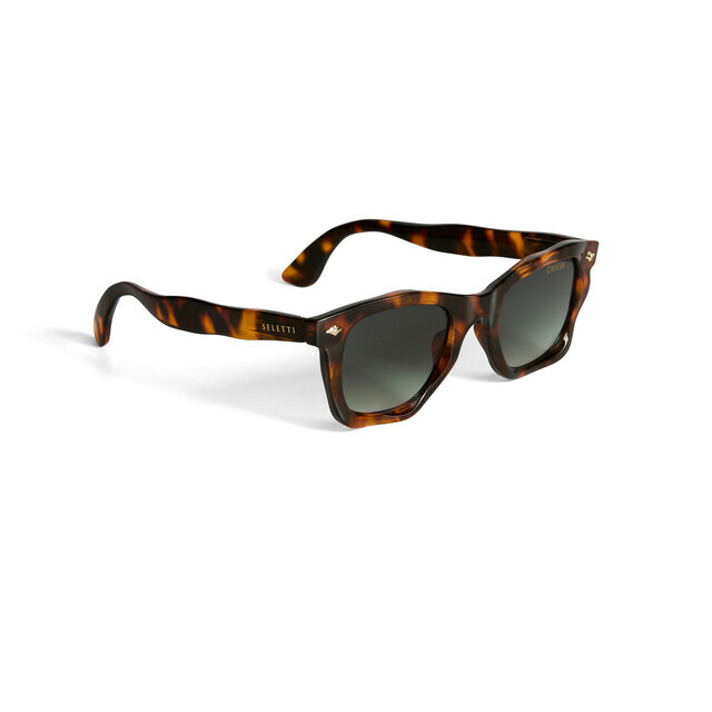 OKKIA Sol DAKOTA SELETTI X OKKIA classic havana (lentes verdes)