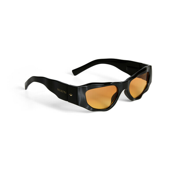 OKKIA Sol COLORADO SELETTI X OKKIA negro (lentes amarillas)