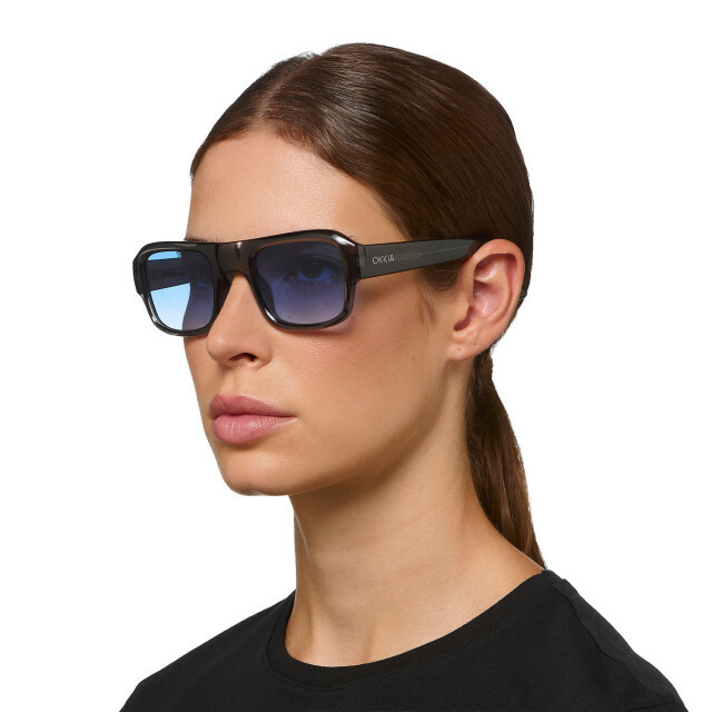 OKKIA Soleil STROMBOLI OKKIA CLUB translucent smoke (verres bleus)