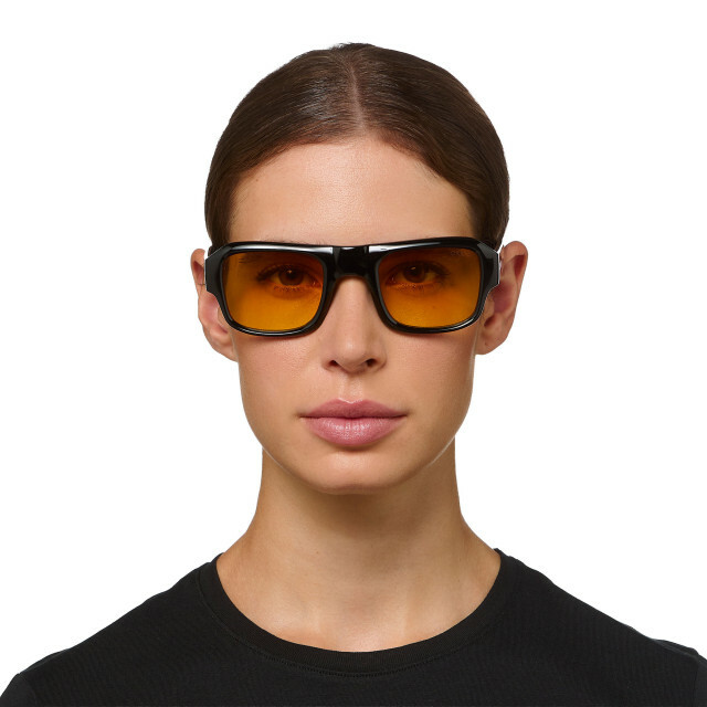 OKKIA Soleil STROMBOLI OKKIA CLUB noir (verres jaunes)
