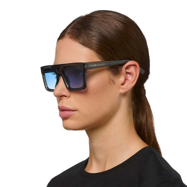 OKKIA Sole VULCANO OKKIA CLUB translucent smoke (lenti blu)