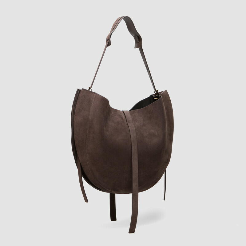 MINOBOSSI Borse Liz in suede   testa di moro