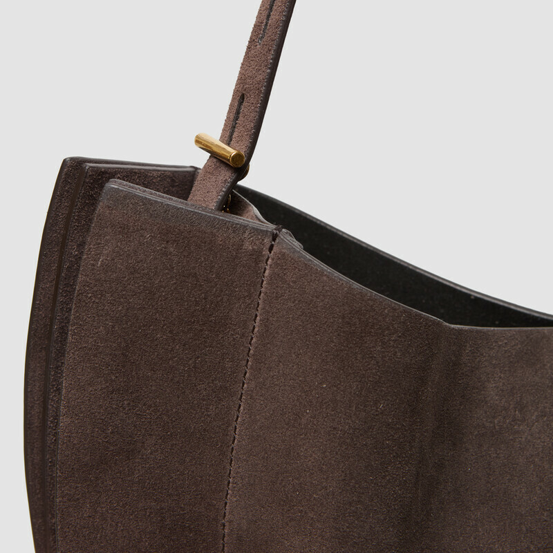 MINOBOSSI Borse Liz in suede   testa di moro