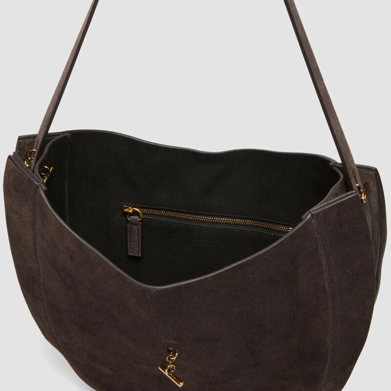 MINOBOSSI Borse Liz in suede   testa di moro