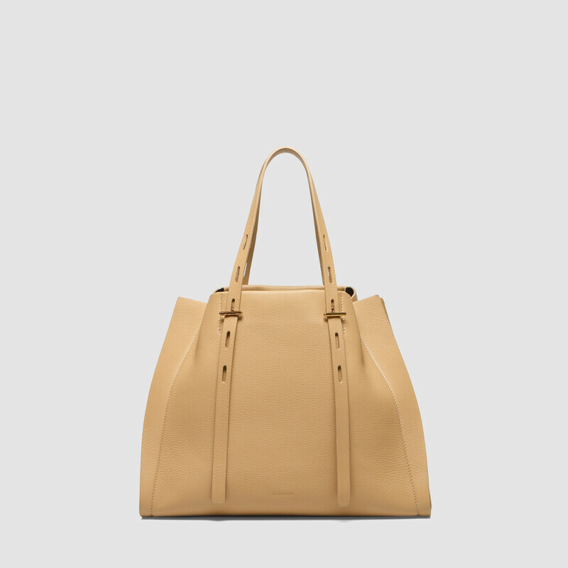 MINOBOSSI Borse PAULA IN VITELLO GRANATO   caramel