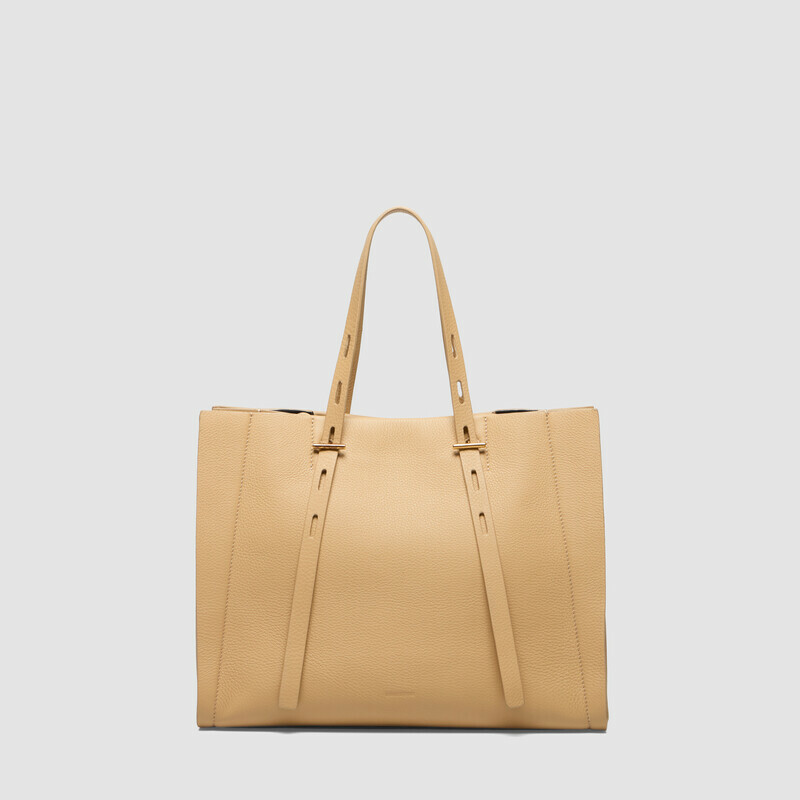 MINOBOSSI Borse PAULA IN VITELLO GRANATO   caramel