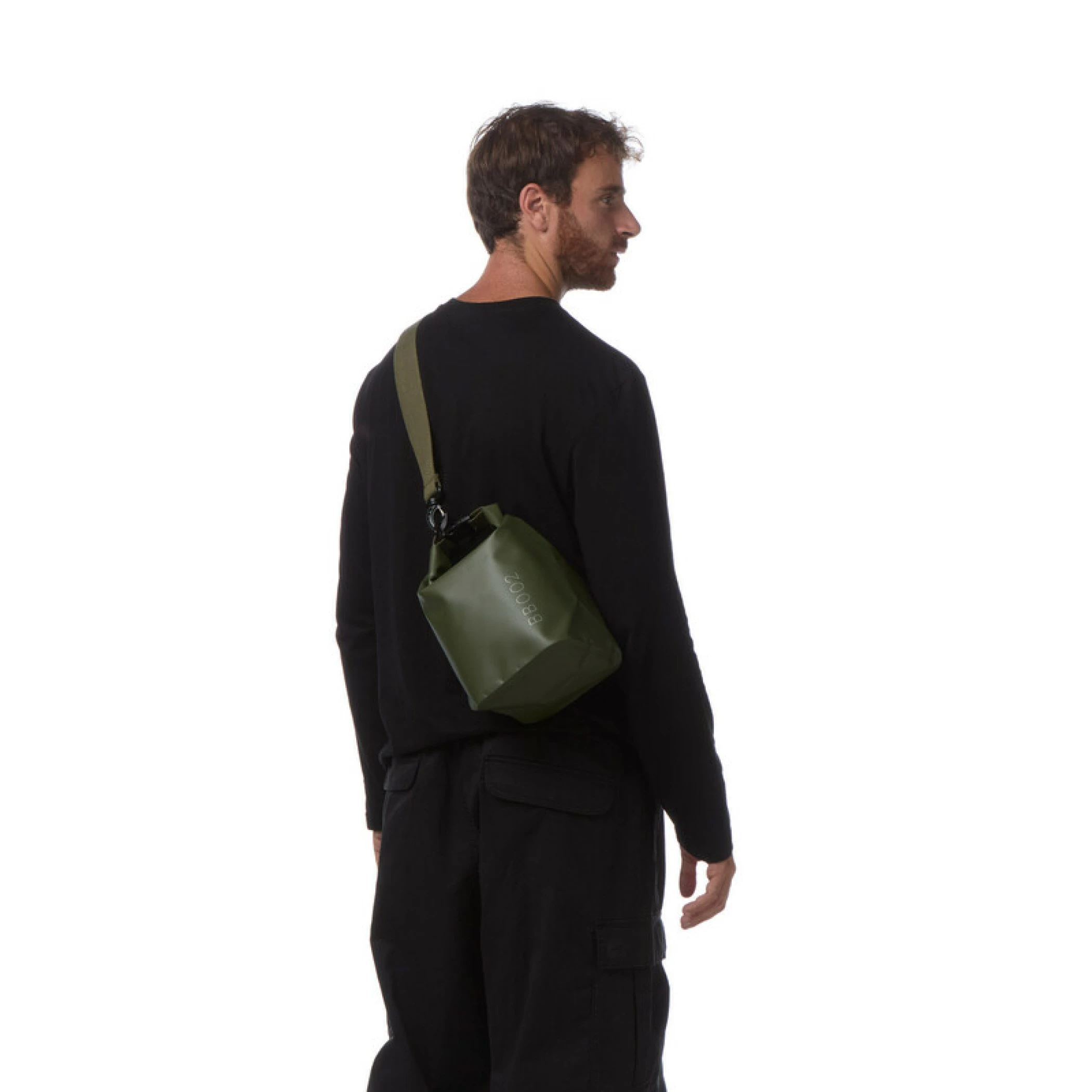 BAYBAG Borse a tracolla Sacca Roll-top Piccola 5L   kale