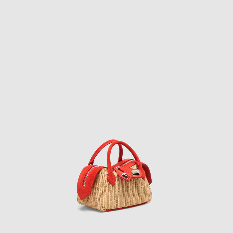 MINOBOSSI  ALICE IN RAFIA SS26   rosso