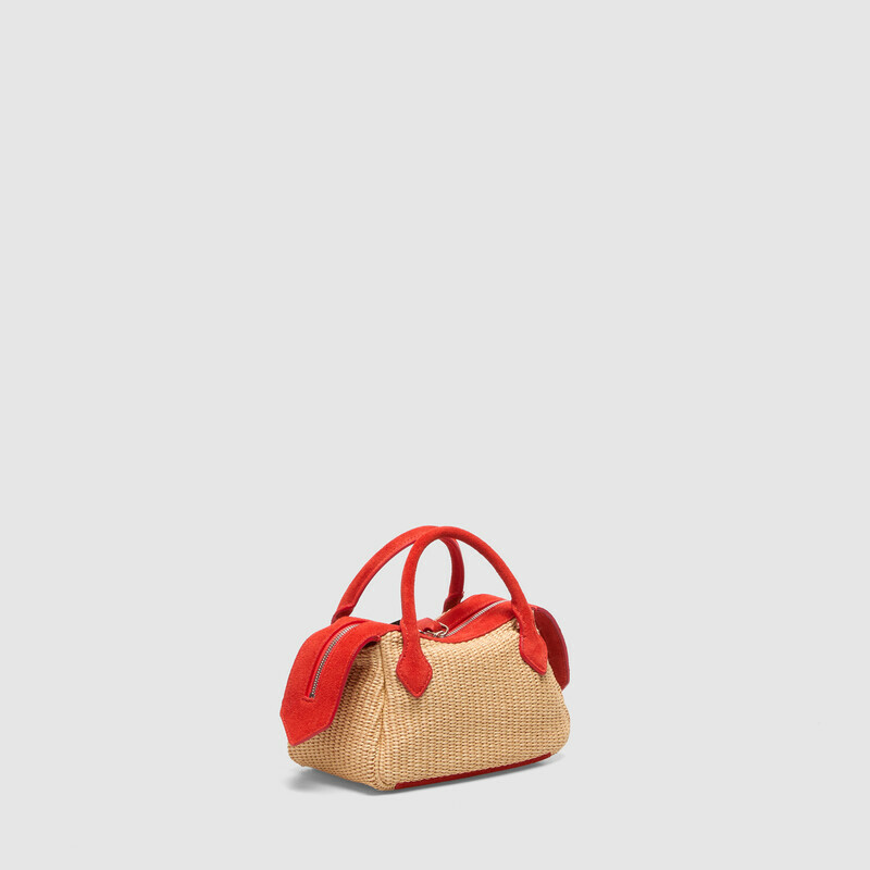 MINOBOSSI  ALICE IN RAFIA SS26   rosso
