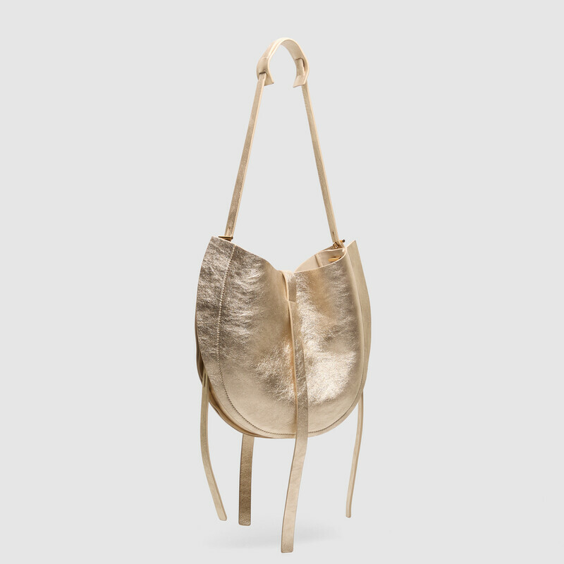 MINOBOSSI  LIZZIE IN LAMINATO ss26   oro