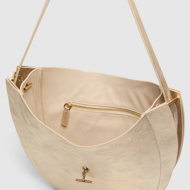 MINOBOSSI  LIZZIE IN LAMINATO ss26   oro
