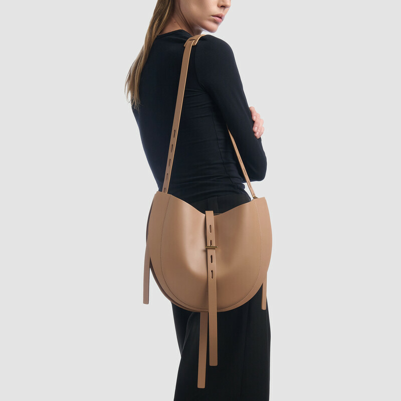 MINOBOSSI Borse LIZZIE IN VITELLO LISCIO   caramel