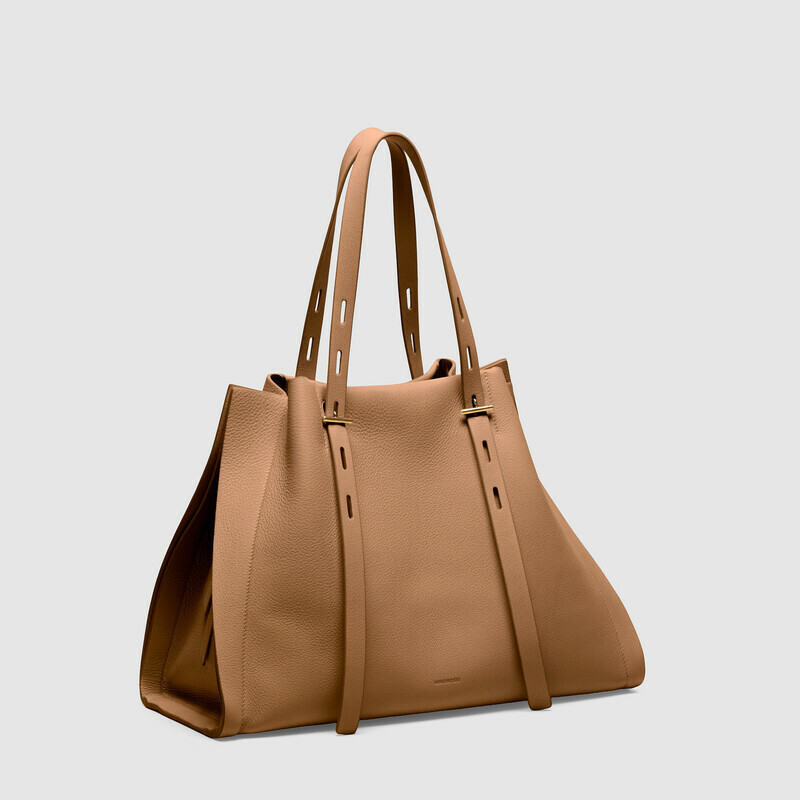 MINOBOSSI  PAULA IN VITELLO GRANATO SS26   rose gold