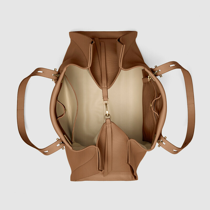 MINOBOSSI  PAULA IN VITELLO GRANATO SS26   rose gold